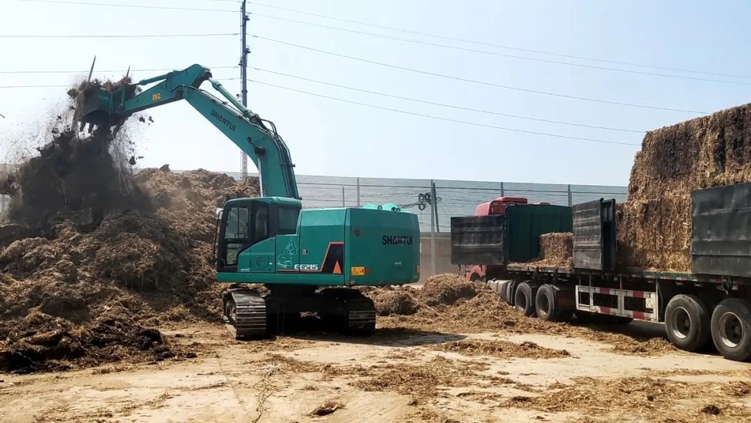 Shantui Pure Electric Excavator, a New Chapter of Green Power Burning Biomass Power Plant