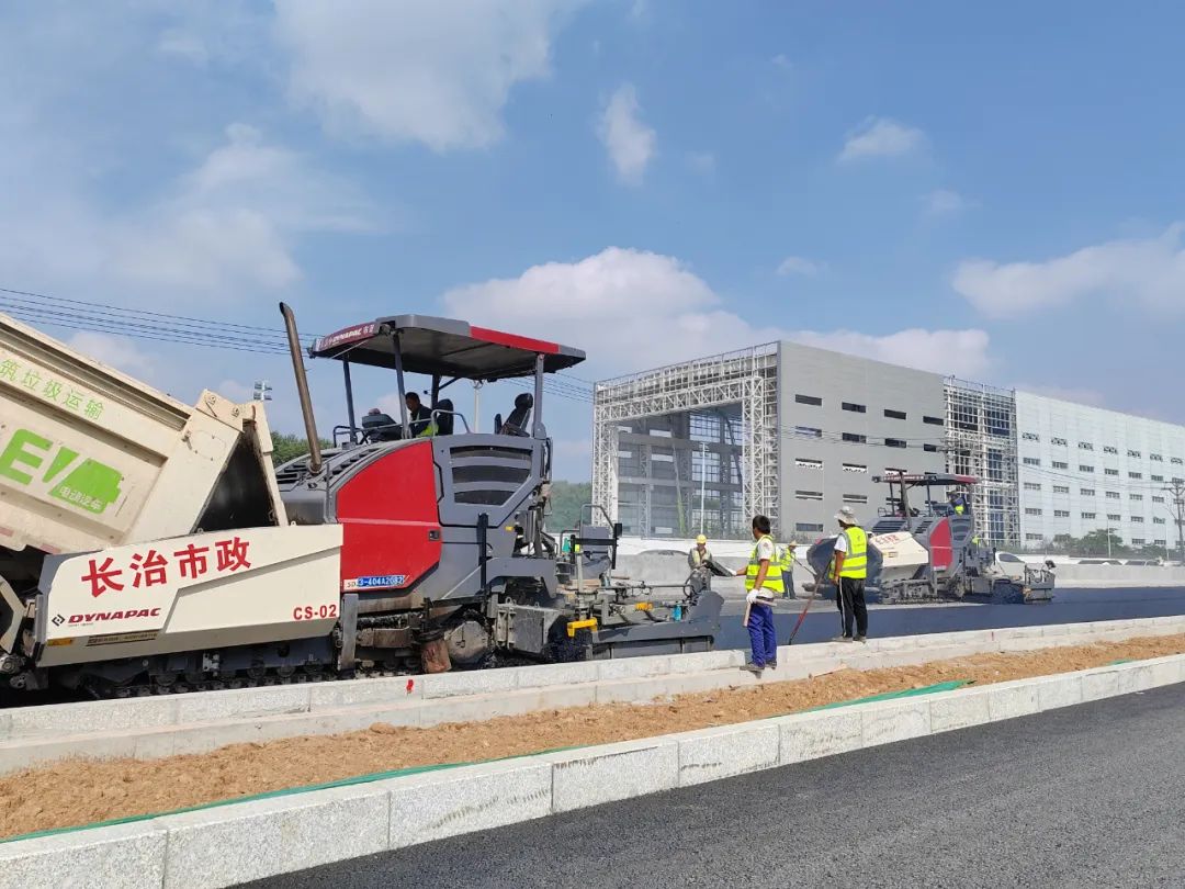 Dynapac Flagship Paver Series Helps Changzhi Municipal Southeast Outer Ring Expressway Project Successfully Completed