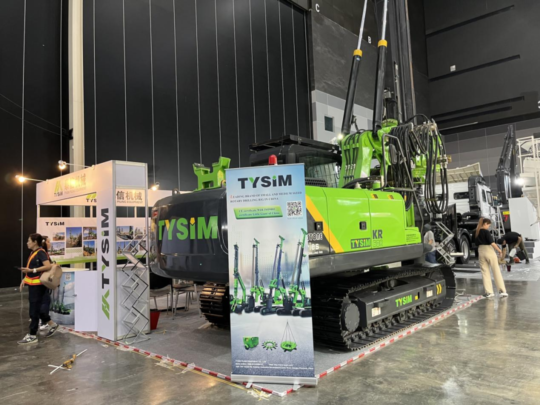 Taixin brings popular models to Thailand International Construction Equipment and Machinery Exhibition