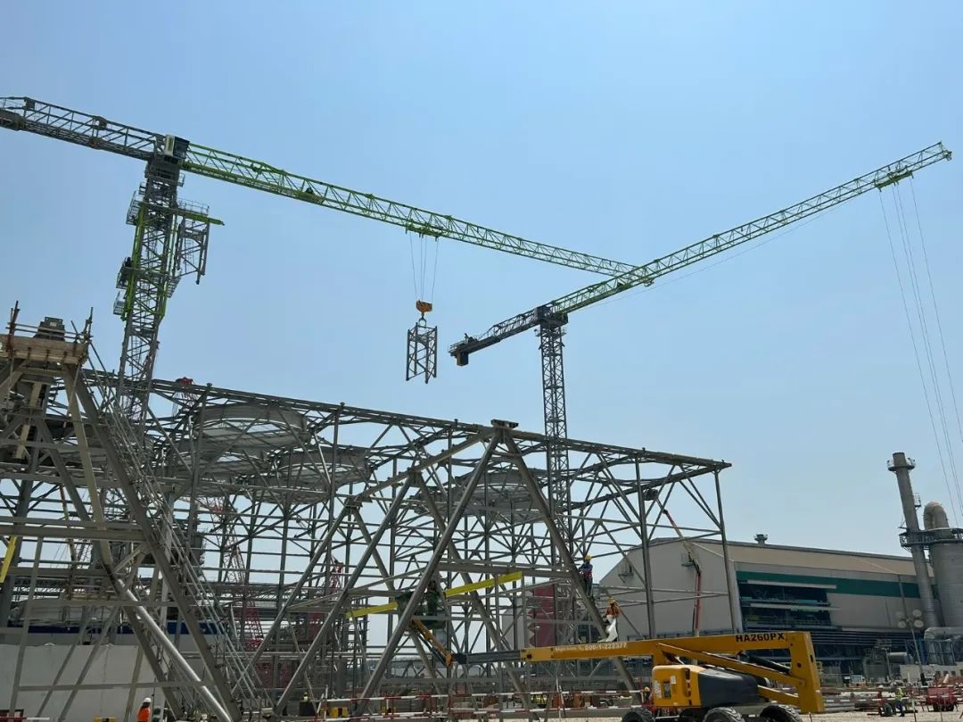 Delivering "Gulf Pearl", Zoomlion Tower Crane "Gemini" Helps Build Bahrain Power Station