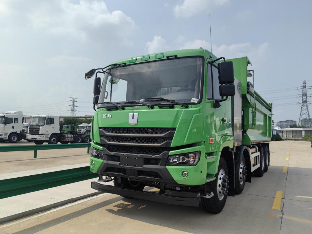 Hanma Yingyun "Gold" Signboard | M7E Pure Electric Dump Truck, Making Zero Carbon Rich Far Ahead