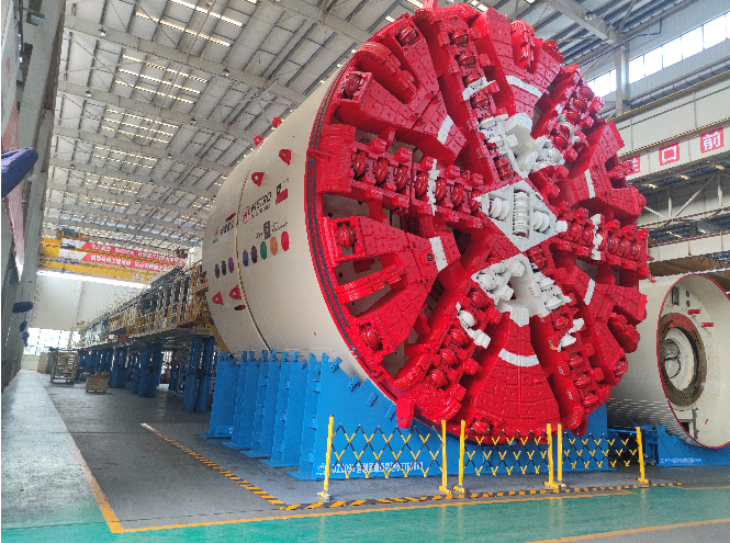 National Day gift! China's First Earth Pressure Balance Shield Machine Exported to South America Rolls off the Production Line in China Railway Construction Heavy Industry