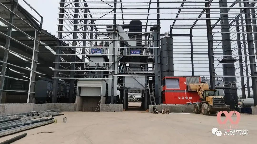 Wuxi Xuetao Indoor Environmental Protection Asphalt Mixture Production Line Settled in Jiangxi Red Land Again