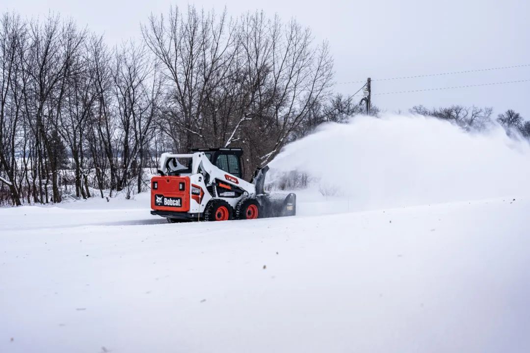 A wide range of rain and snow weather is coming. Bobcat snow removal equipment is in place!