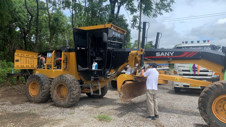 Move forward hand in hand and serve with heart! Sany Service trains Thai customers on road machinery knowledge!