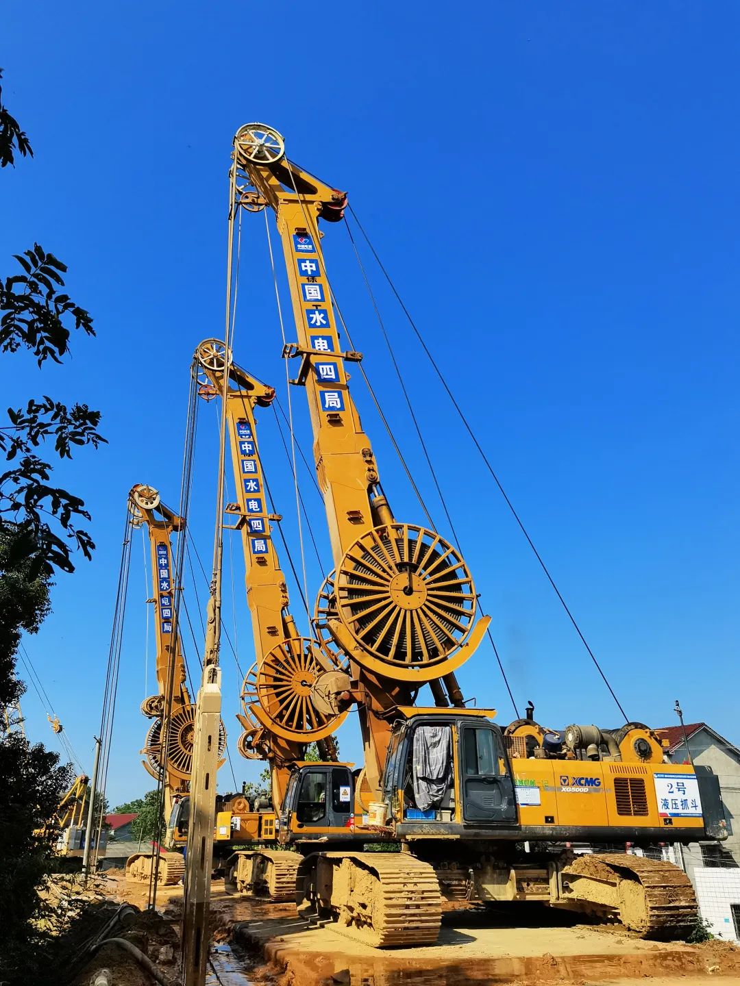 A wall every day! XCMG grabs the "golden period" of water conservancy construction