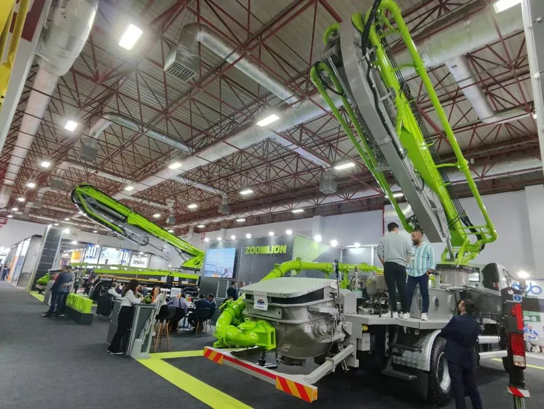 Continue to "circle fans" Turkey! Zoomlion's Localized Pump Trucks Are Popular in the Exhibition