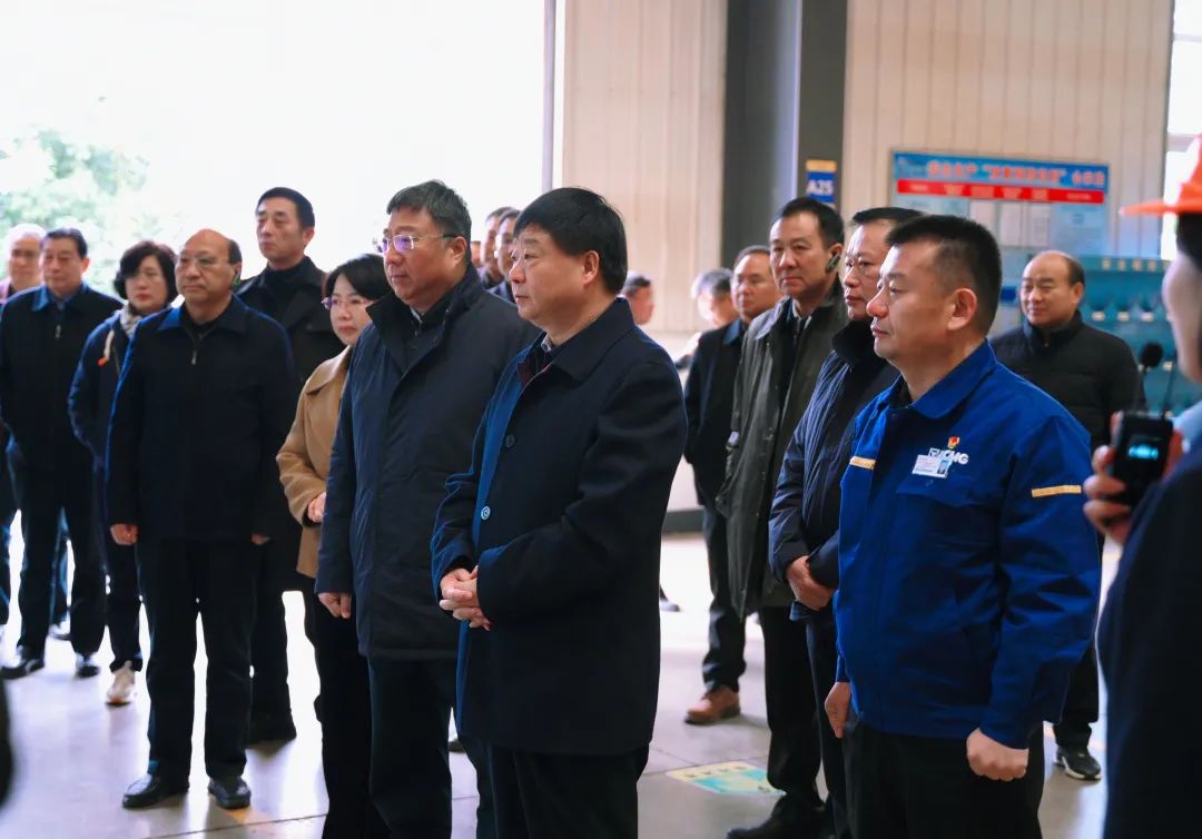 Qian Jieshu, Chairman of the Huaibei Municipal Committee of the Chinese People's Political Consultative Conference and Secretary of the Political and Legal Committee of the Municipal Party Committee, and His Delegation Visited Xugong for Investigatio