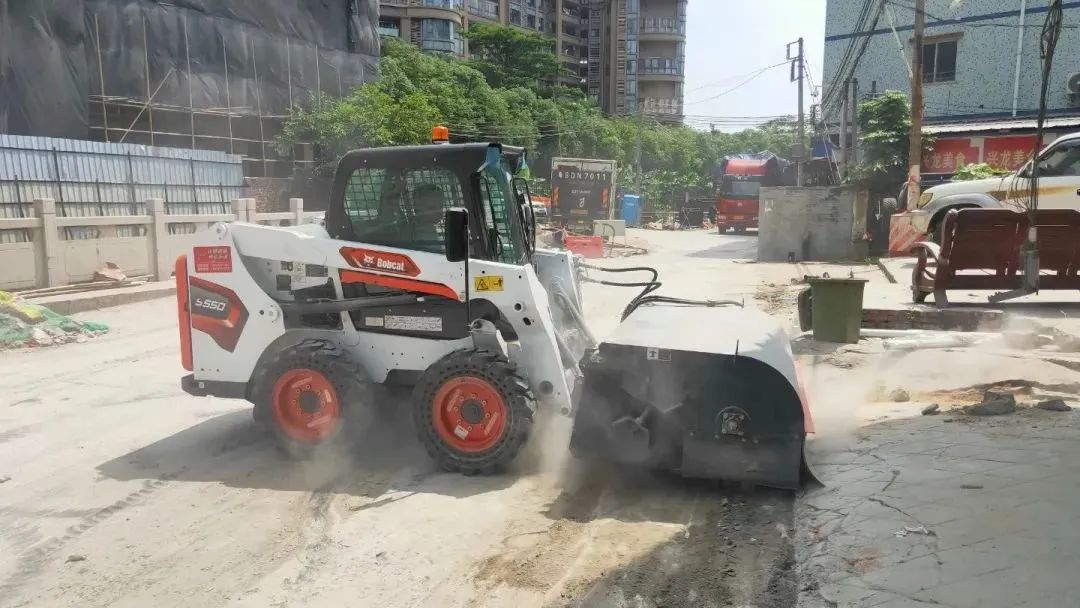 Don't Clean Today? Bobcat Building Road