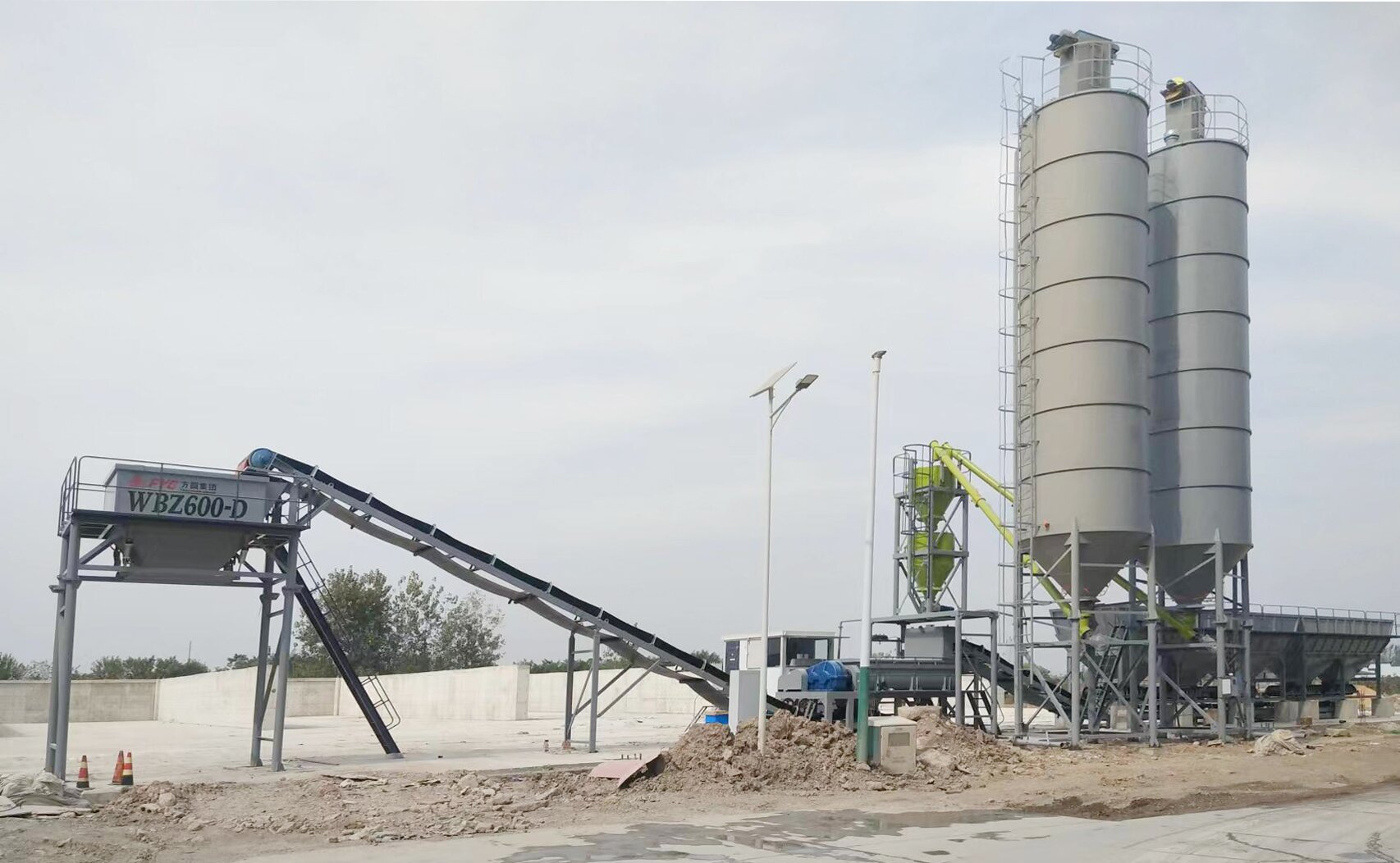 WBZ600-D Stabilized Soil Mixing Station of Fangyuan Group Helps Anhui G329 Highway Reconstruction and Expansion Project