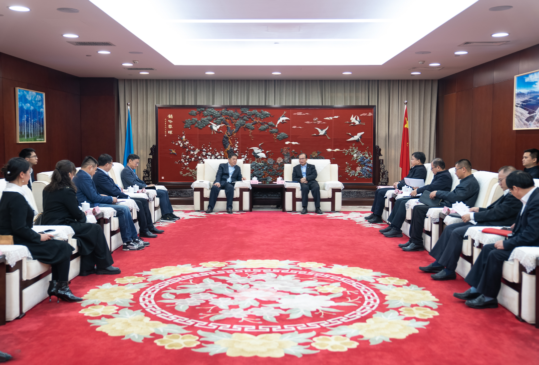 Xiang Wenbo, Party Secretary and Chairman-in-Office of Sany Group and Chairman of Sany Heavy Industry, held talks with Jiang Yi, Party Secretary and Chairman of China Huadian Corporation