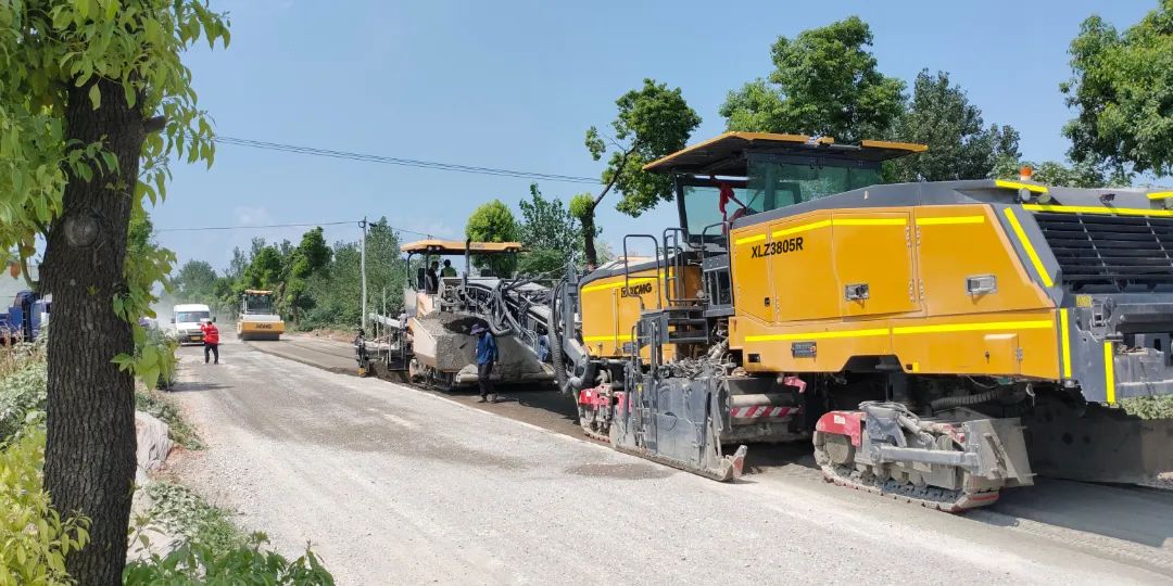 [Construction Record] Application of XCMG Cold Recycling Machine XLZ3805R in Anhui Provincial Highway Construction