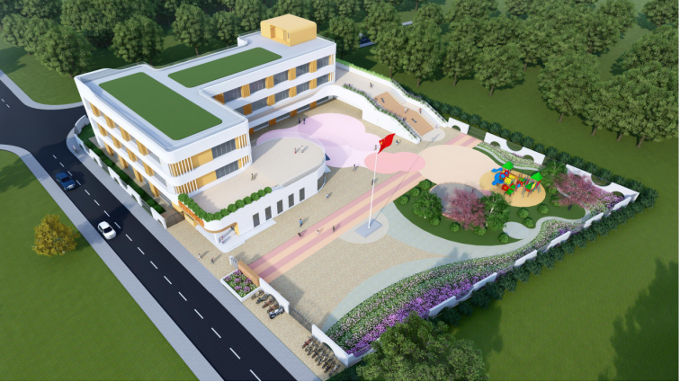 Help build a strong educational country | Jinta products participate in the construction of the third kindergarten project in Rongcheng County, Xiongan New District