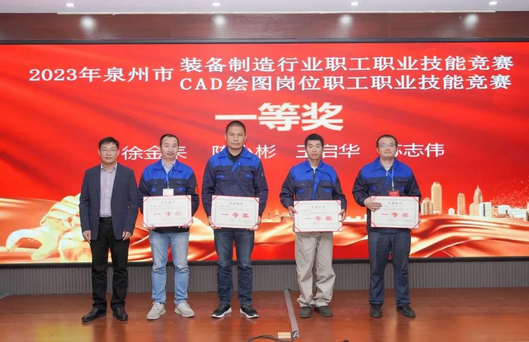 First prize! Nanfang Road Machinery Wins Good Results in Quanzhou Equipment Manufacturing Industry Skills Competition