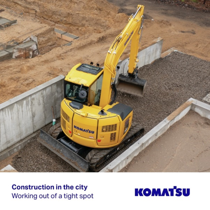 Komatsu equipment for urban construction