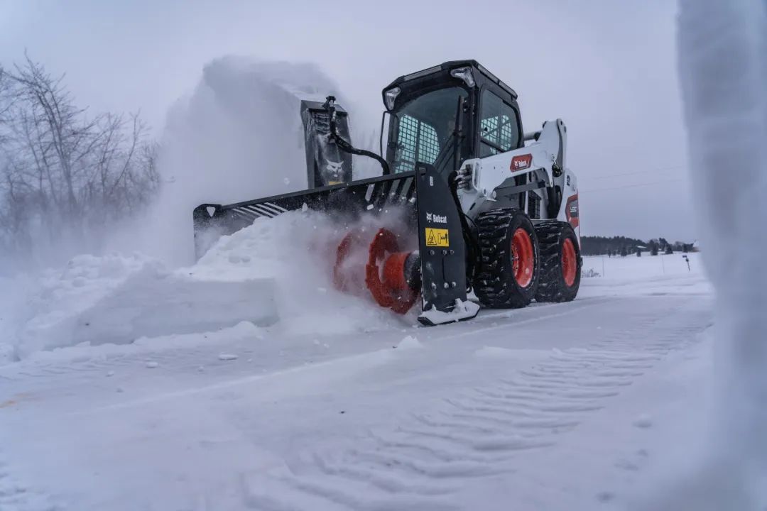 Heavy snow today? Bobcat is busy clearing snow