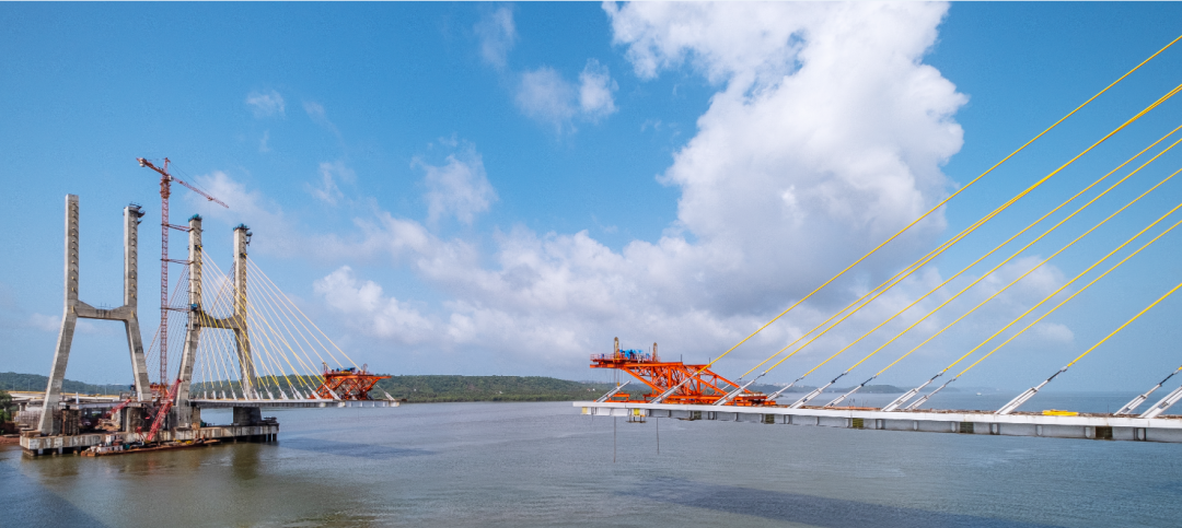 Rainbow over Tianzhu! Liugong Ovim Helps Build the Second Largest Cable-Stayed Bridge in India