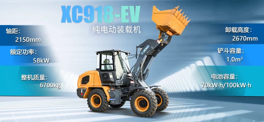 Small stature, big energy! Delivery of XCMG XC918-EV electric loader