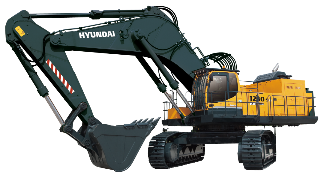 Hyundai 125 Tons Mine Type Super Large Excavation Landing in China, Strong Attack