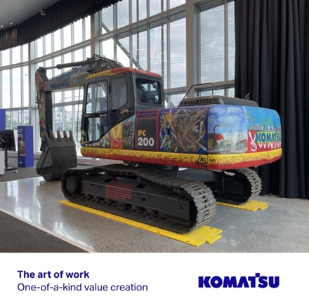 Komatsu: Mechanical Artwork Creates Unique Value