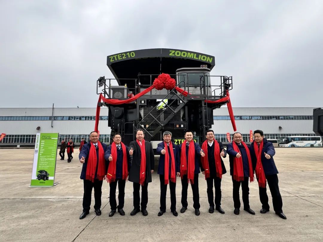 Carry the jade firewood core! China's first 100-ton national production of electric drive mining vehicles off the production line