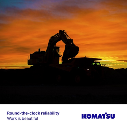 Komatsu: All-weather work with high standard