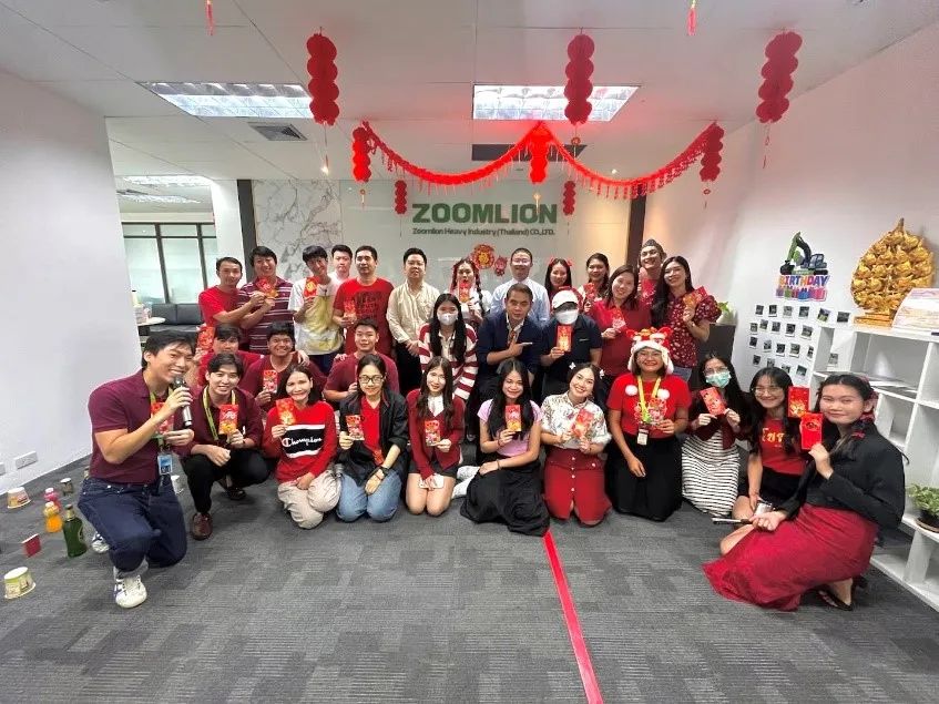 Celebrating the Spring Festival in the Year of the Dragon | Zoomlion Overseas Company Launches Spring Festival Celebrations in Thailand