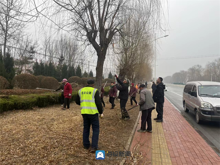 Ningjin Highway Sub-center comprehensively carries out highway maintenance work in spring