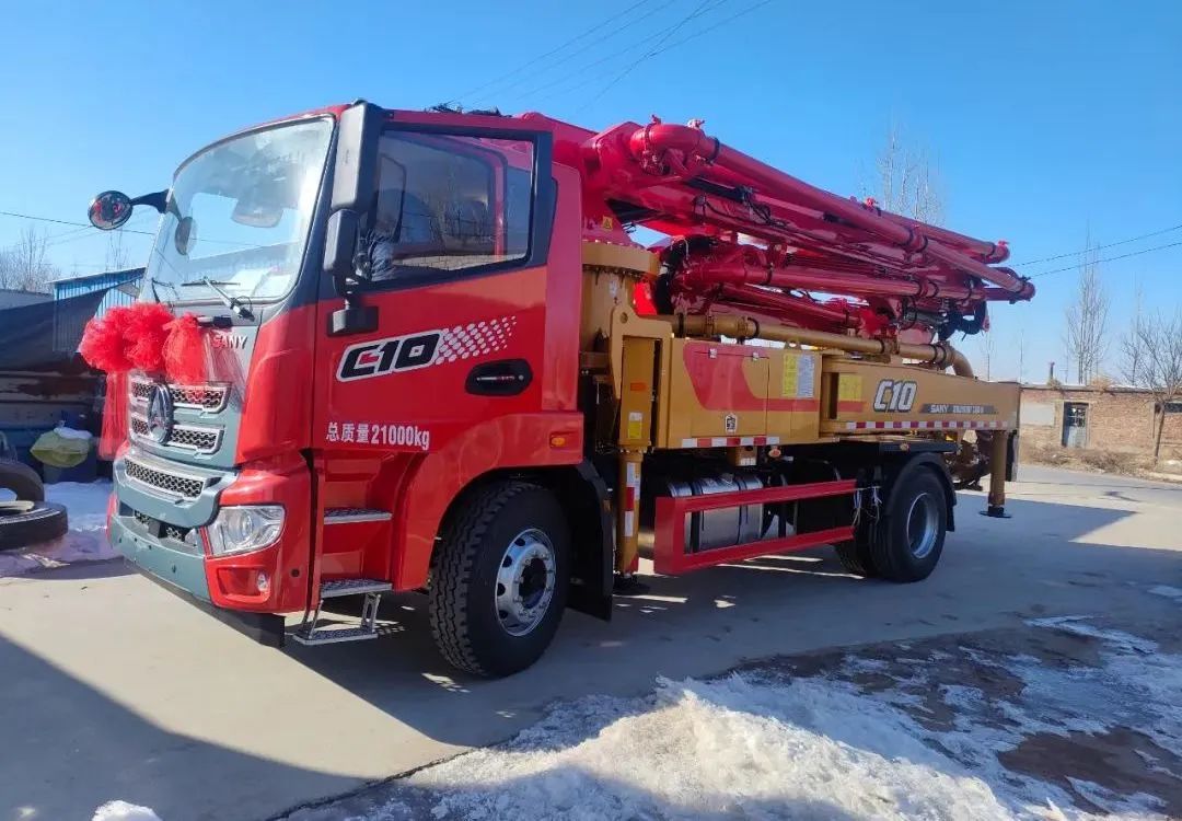 Busy Delivery in the Spring Festival | Sany 33m Pump Truck Raises Sales Boom