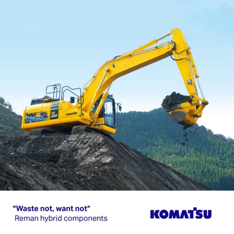 Komatsu: Remanufacturing of Hybrid Hydraulic Excavator Assemblies