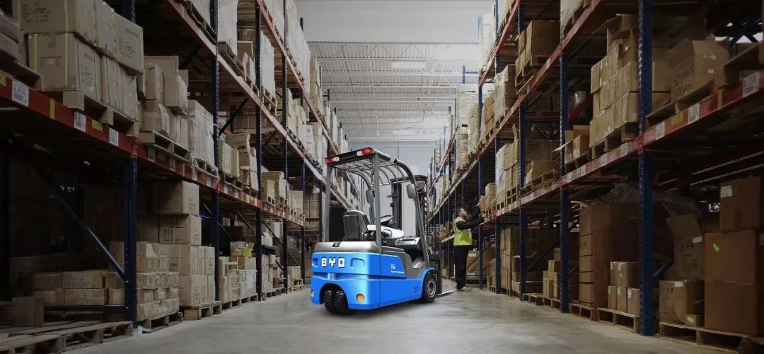 The "careful calculation" of a BYD forklift