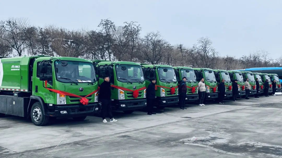 23 Yutong new energy sanitation vehicles were delivered in batches to Zhengding, Hebei, helping to speed up the process of new energy in the county.