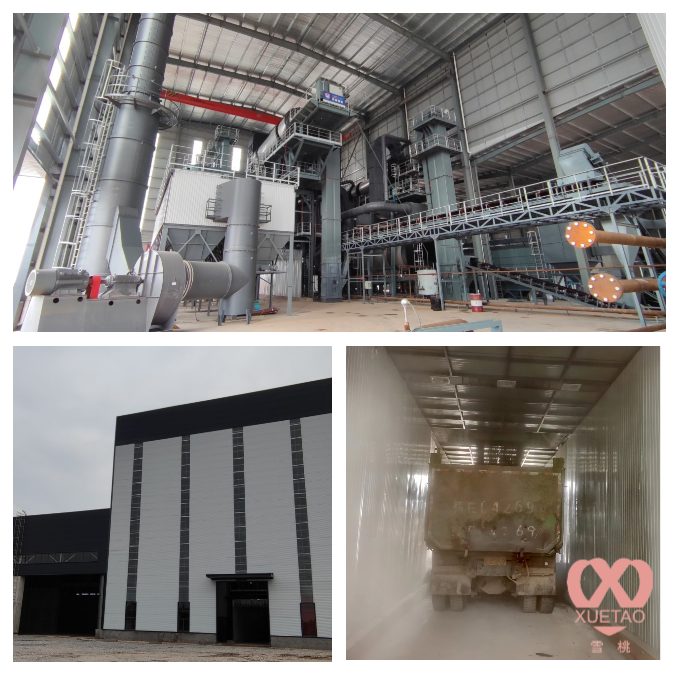 Breakthrough the bottleneck, technological innovation, indoor environmental protection and quantitative change integrated asphalt mixture recycling production line officially put into operation