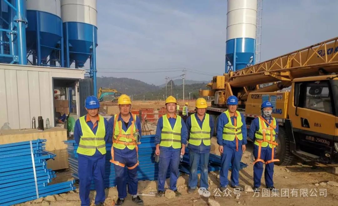 [Sincere service] After-sales service personnel of Fangyuan Group work hard to serve users at all construction sites