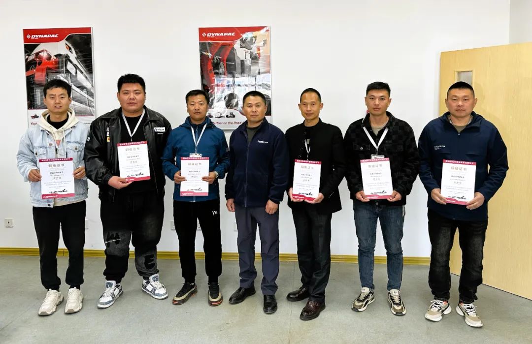 Dynapac Dealer Service Team Bronze Engineer Training Event Successfully Held