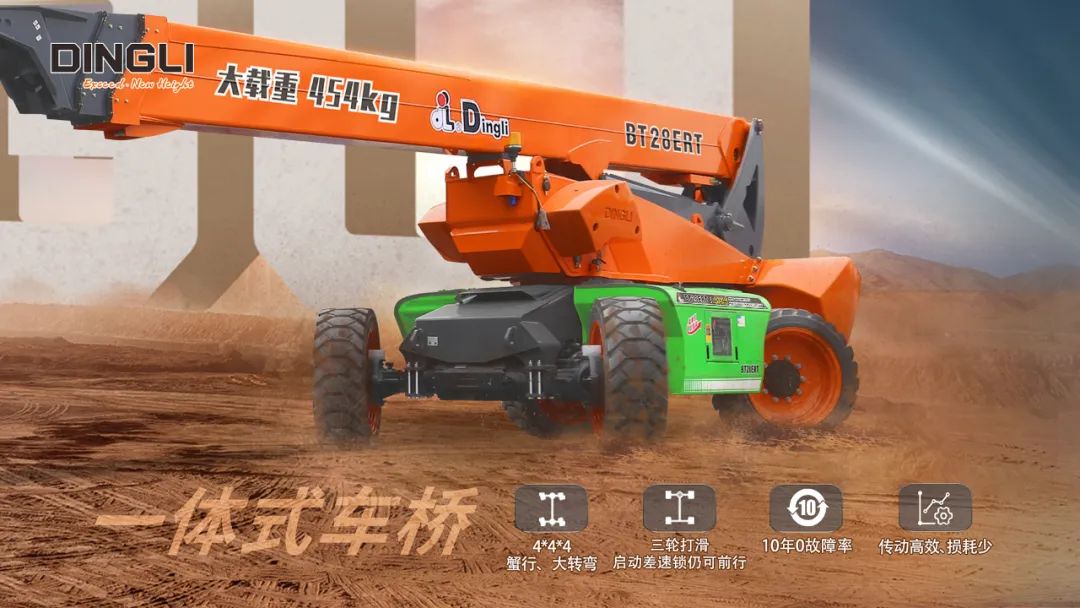 Zhejiang Dingli: M series integrated axle chassis construction site actual combat, tires deep, skidding can easily get out of trouble!