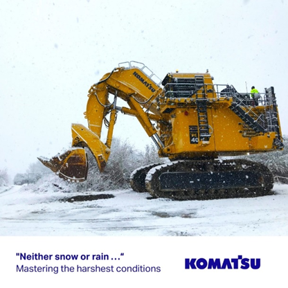 Komatsu: In the changing environment, still with ease.