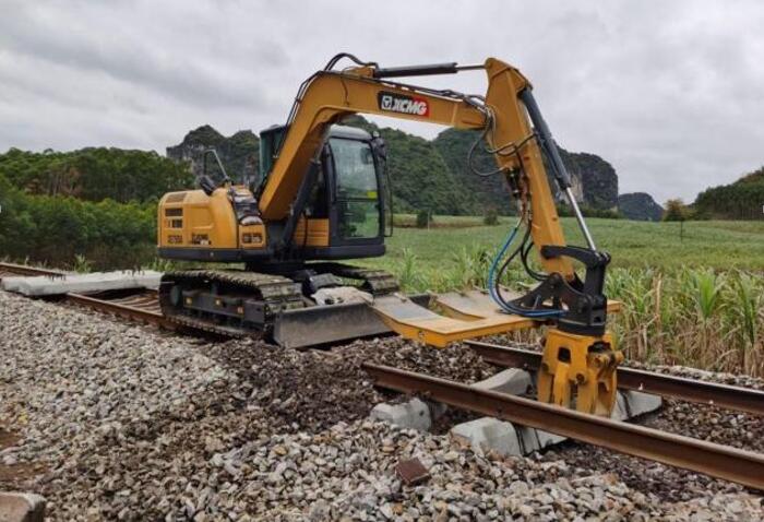 Efficient Operation, Safe and Worry-free — — Shandong Mingde Railway Sleeper Replacement Machine Shows Excellent Strength