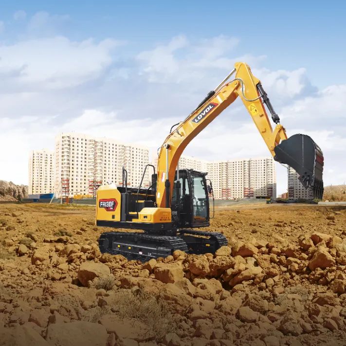 Product recommendation | Lovol FR130F excavator, new upgrade, super fuel-efficient!