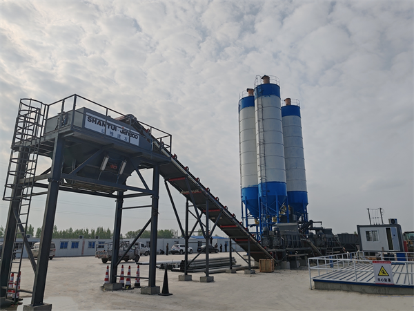 Shantui Jianyou Stabilized Soil Mixing Station Serves the Construction of Handan-Hong Kong Expressway