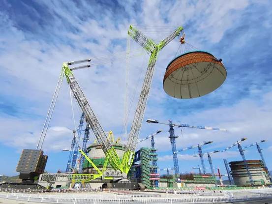 China's nuclear power engineering construction capacity has been comprehensively improved! Zoomlion High-end Equipment Contributes Hard Core Strength