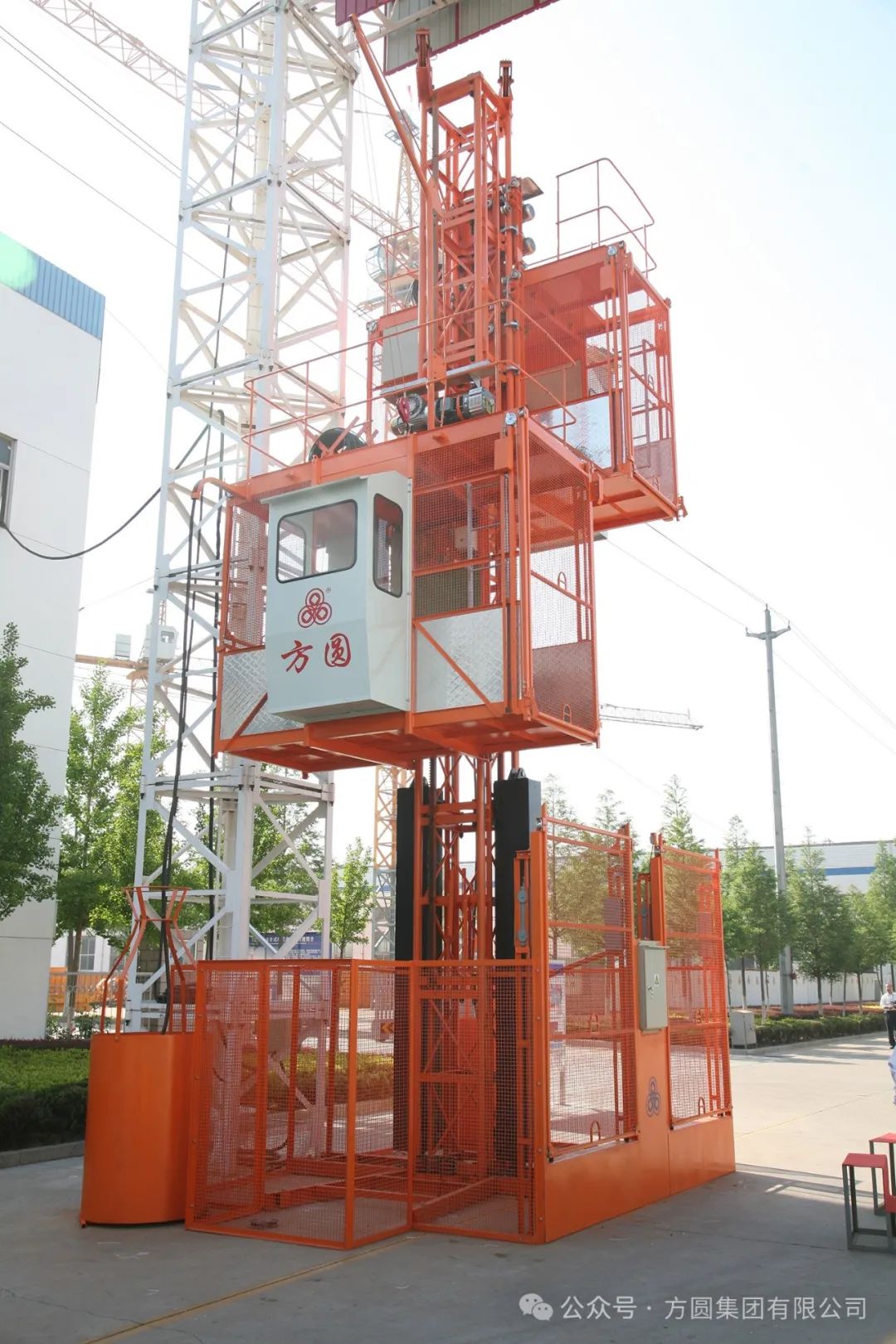 Fangyuan SC200/200 Construction Lift Helps the Construction of Zhongxin Eco-city in Tianjin