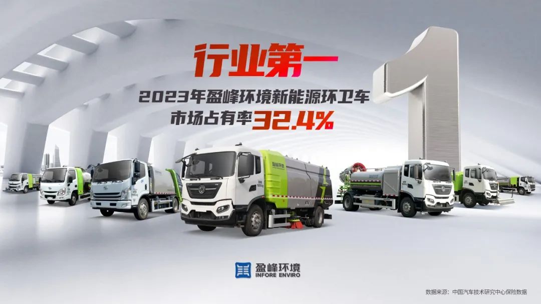 New energy "handle"! For every three new energy sanitation vehicles sold in 2023, there will be one "Yingfeng Made".