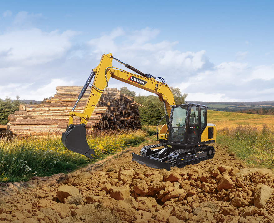 Product recommendation | Lovol FR85F excavator, leading technology, lower fuel consumption!