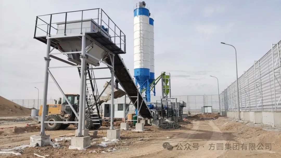[Product Style] Fangyuan Stabilized Soil Mixing Station Participates in Wind Power Project Construction