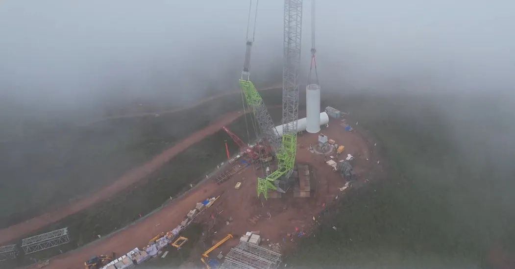 Hoisting of 21 wind turbines has been completed! Zoomlion Crane Helps "Accelerate" the Construction of Wind Power Project with the Largest Single Unit Capacity in Liangshan Prefecture