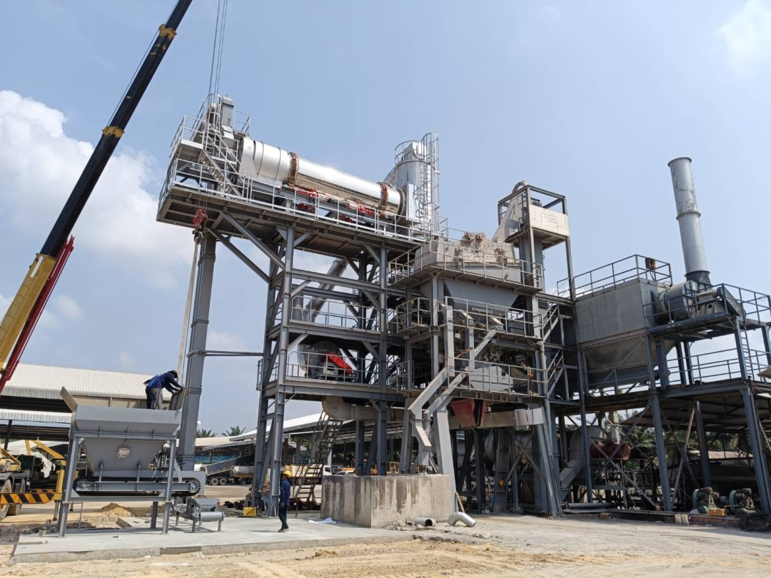 Xizhu container-type plant-mixed hot recycling equipment landed in Thailand market