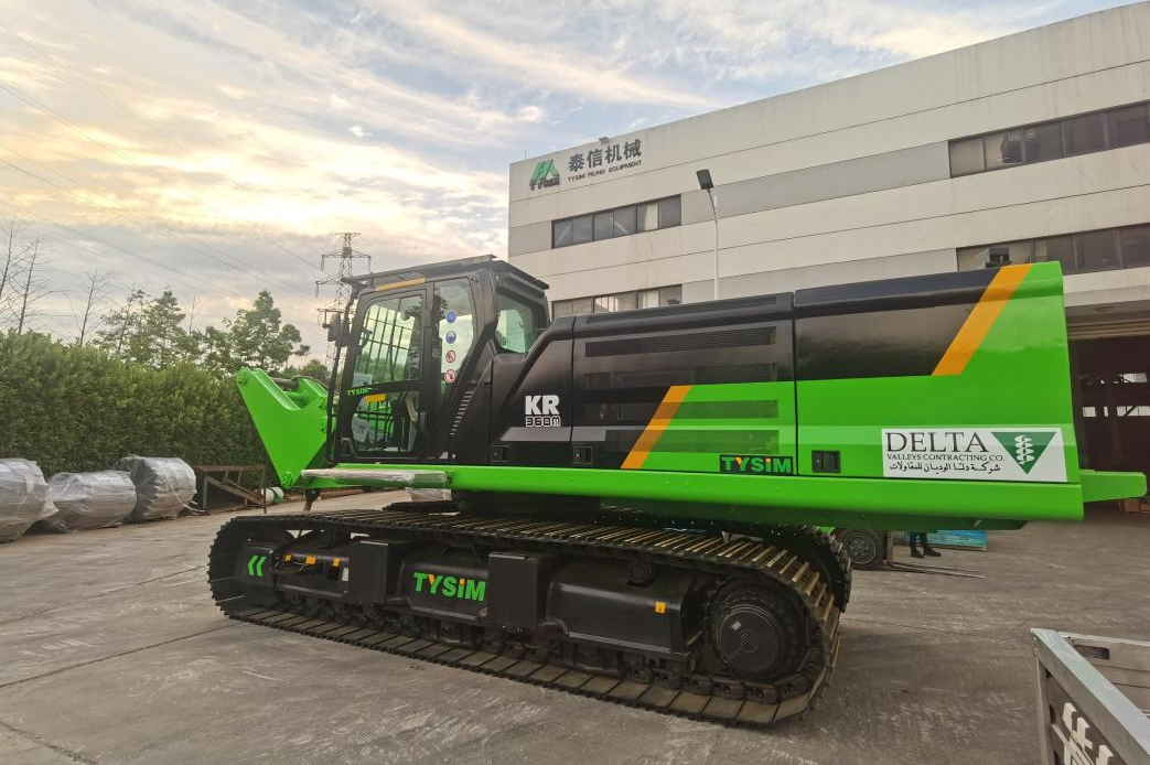 Taixin's Internationalization Strategy Enters the Saudi Market, Taixin Machinery Caterpillar Chassis Euro 5 Drilling Rig Successfully Sent to Saudi Arabia