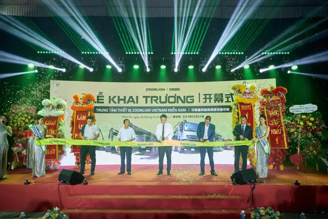 "Yue" to a new level! Zoomlion's Integrated Center in South Vietnam Opens