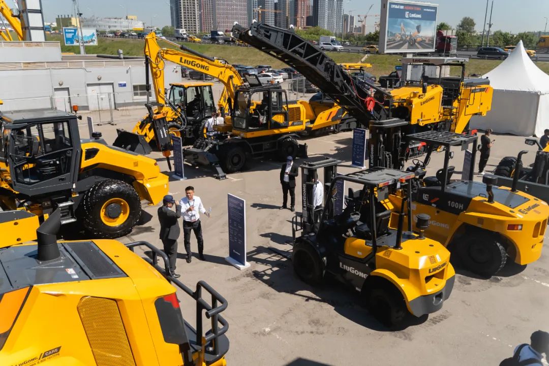 [Overseas] Liugong Forklift Strength Appears at Russia CTT and Logistika Expo 2024